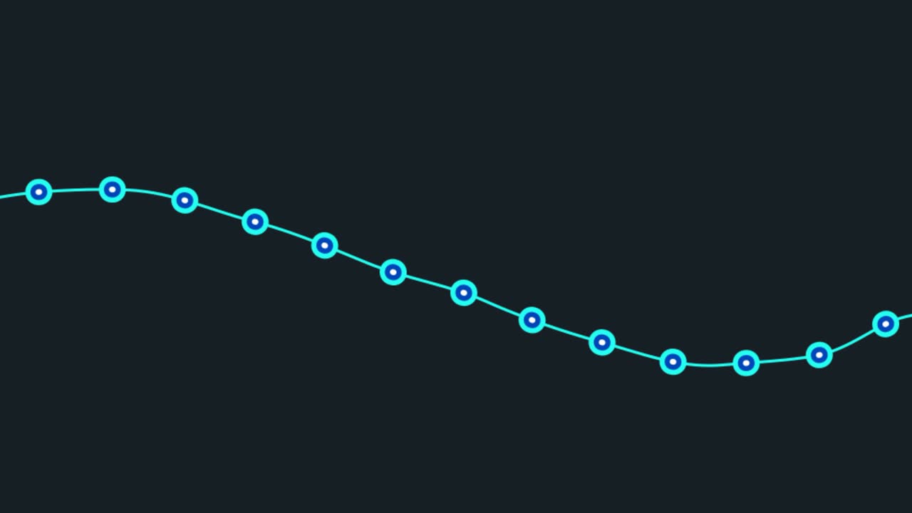 움직이는 라인 그래프 (seamless loop animation)