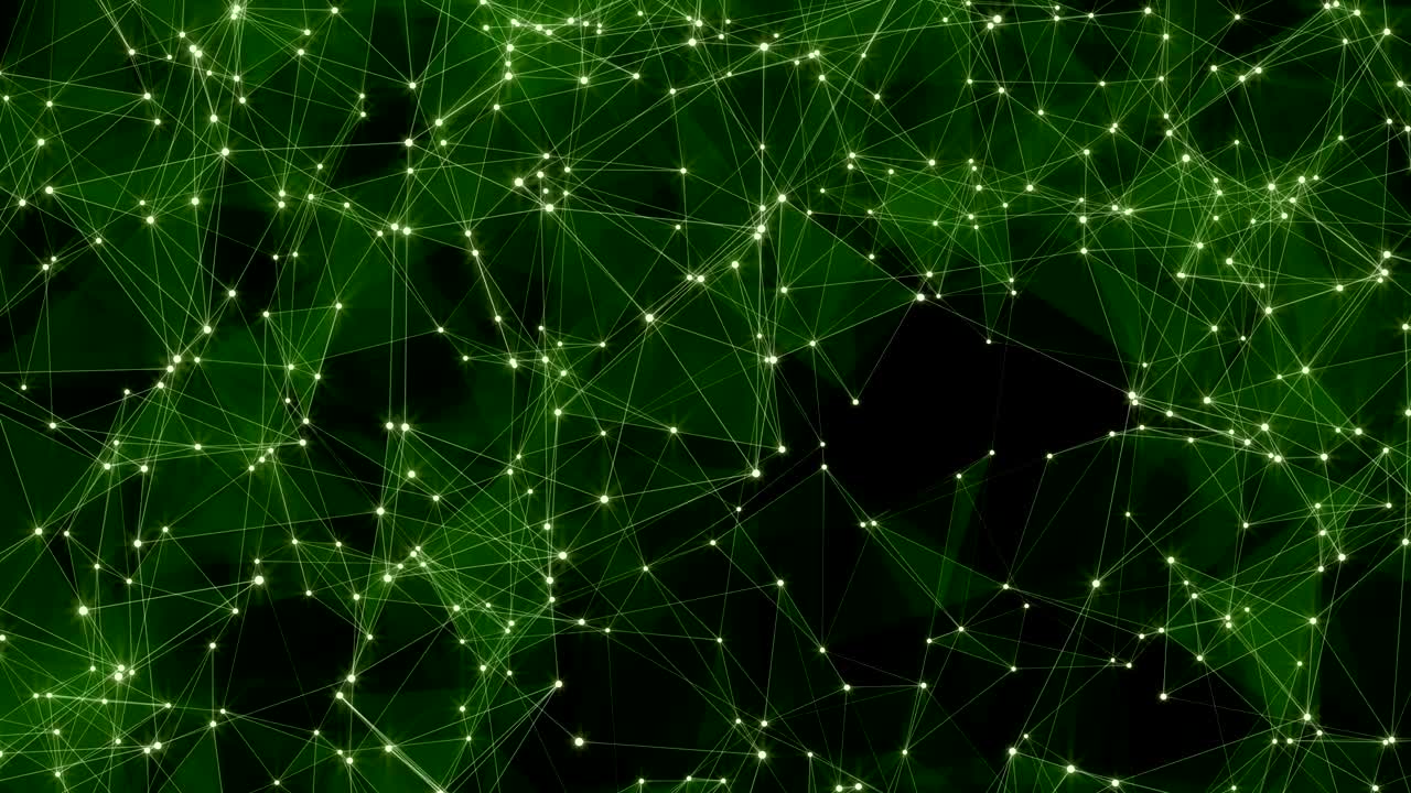 Motion Loop Background Abstract Dynamic Plexus Futuristic Technology. 3d render