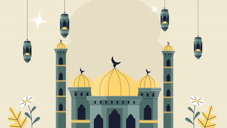 motion graphic of instagram posts collection for islamic ramadan celebration