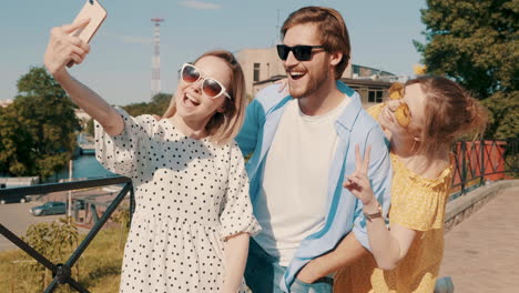 friends taking a selfie