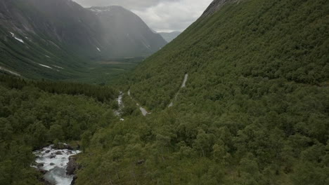 AERIAL:-Trollstigen-valley-in-Norway