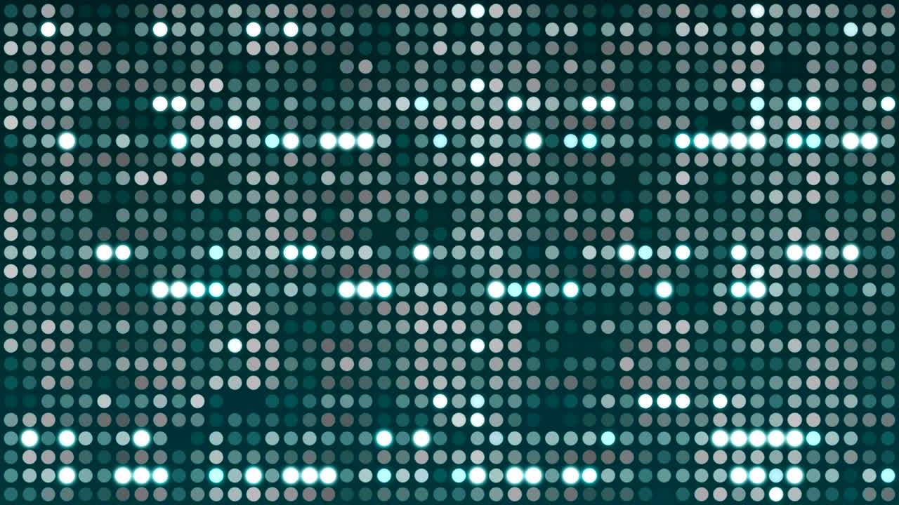 4k Digital Particles (Loopable) stock video