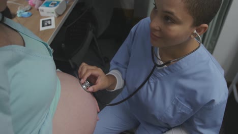 medical professionals working at a hospital