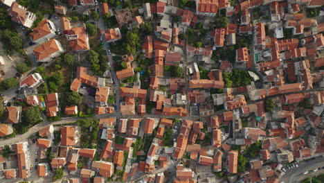 aerial shot of the city of split in croatia, europe-26