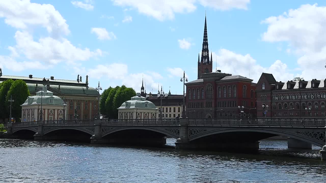 View of Stockholm in Sweden showcasing Scandinavian architecture, modern cityscape
