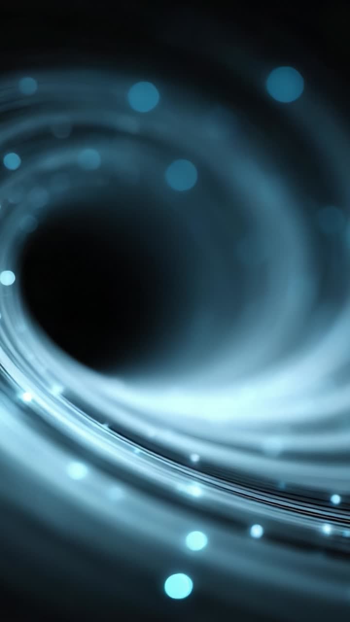 En fascinerende rejse gennem en lys- og energihvirvel, der udforsker de grænseløse dybder af et dynamisk kosmisk spektrum af bevægelse og farve