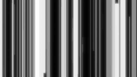 4k glow vertical strip moving abstract background animation seamless loop - black & white