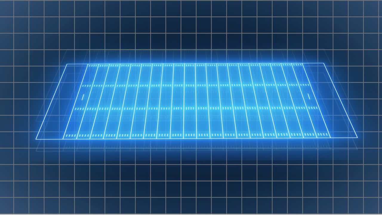 검은 바탕에 회전 직사각형의 그리드 패턴의 애니메이션