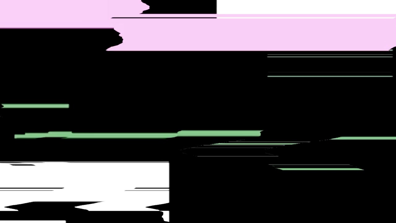 Efek Glitch Digital dengan Bentuk Geometris Abstrak