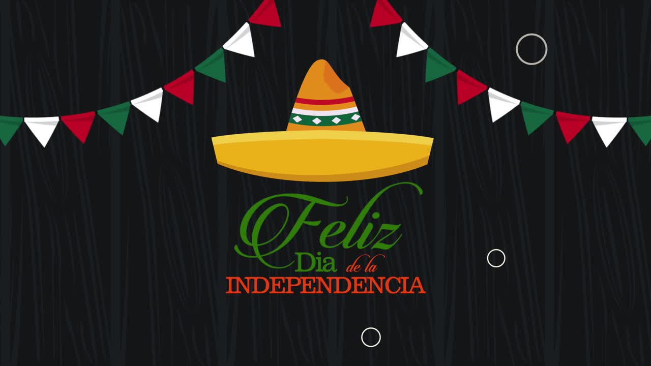 feliz dia de la independencia lettering
