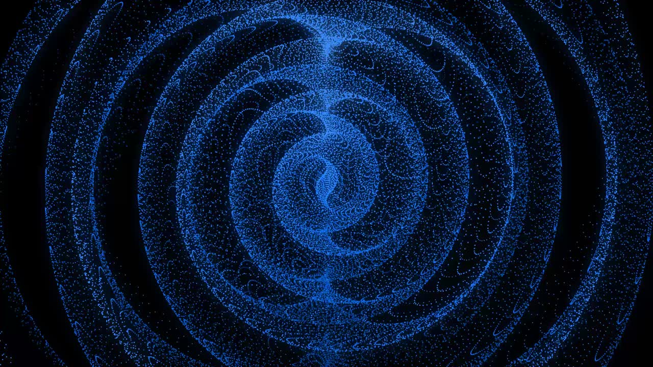 Blue color Dot Shape Pattern animation motion graphics