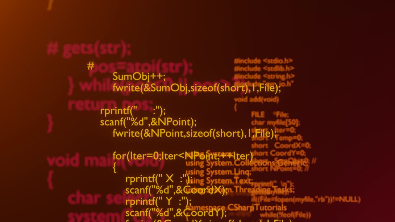 programmeringscode. programmeringstaal strings. programmeringsconcept. codering.