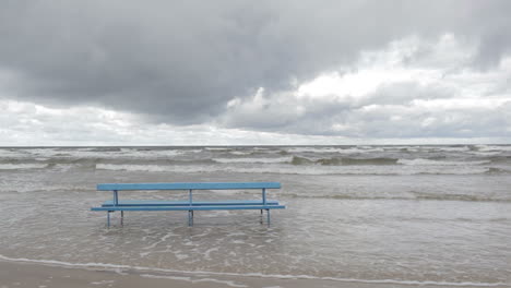 bench on the beach