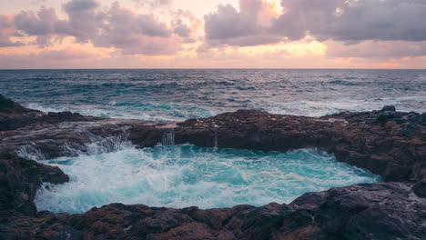 Bufadero-De-La-Garita-Timelapse-During-Sunrise