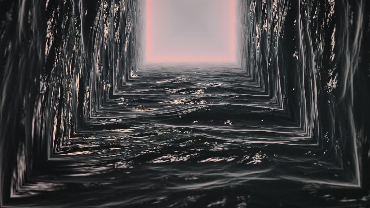 bucle sin costura fractal cúbico - animación