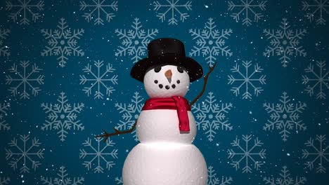 Animation-of-happy-snowman