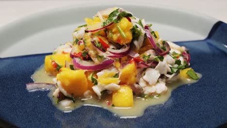 delicious mango ceviche