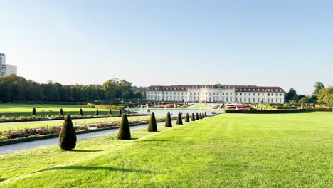 courtyard and building of residenzschloss ludwigsburg germany on a sunny summer day courtyard and building of residenzschloss ludwigsburg germany on a sunny summer day