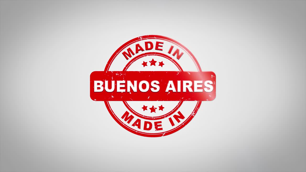 Made in Buenos Aires Stamp