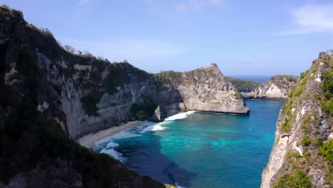 aerial of the most beautiful beach in bali