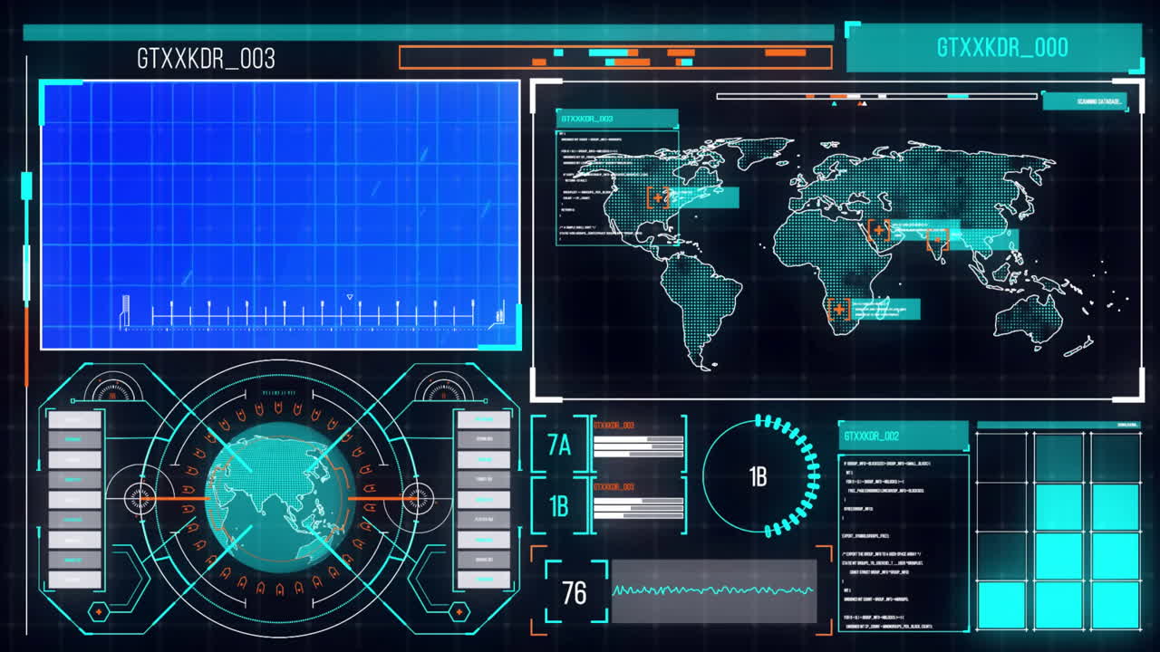 스크린을 통해 스 ⁇  스캔과 데이터 처리의 애니메이션