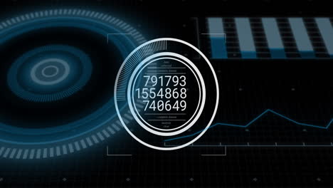 Animation of diagrams and data processing over scope scanning