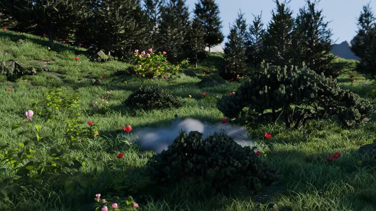une forêt enchantée