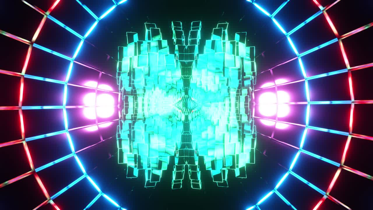 vj loop es una animación de caleidoscopio para sus videoclips y para celebrar eventos festivos.