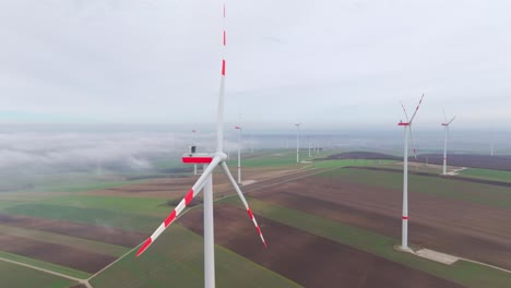 Wind-Turbines-At-The-Wind-Power-Station-In-The-Countryside-Fields