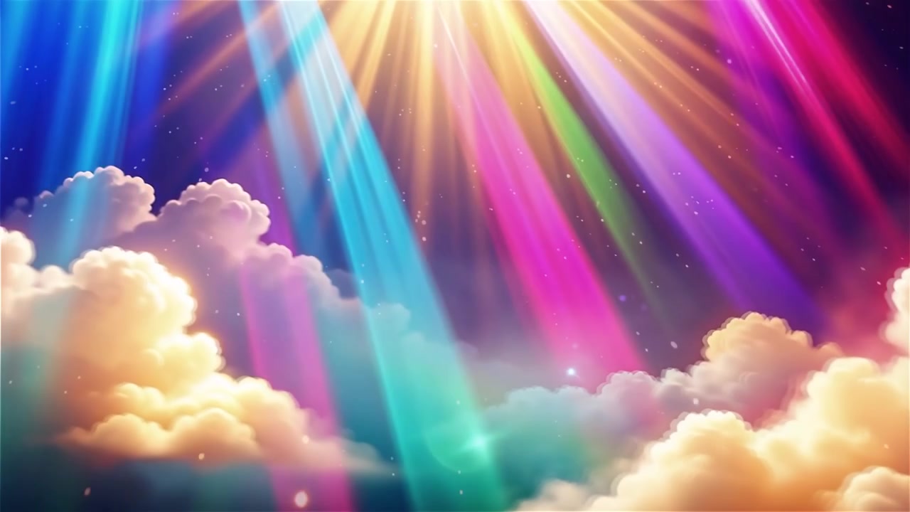 Sfondo di Adorazione Cristiana con Luce Celeste