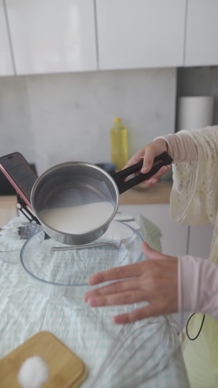 Making Whipped Cream Dessert Recipe