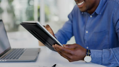 businessman using tablet and laptop