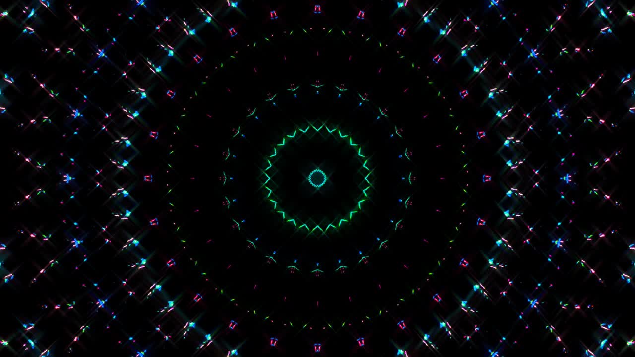 brillan brillantemente que regulan movimientos sutiles con rayas coloridas en un fondo rojo