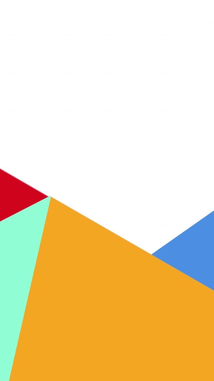 animación de una mujer hablando sobre formas coloridas