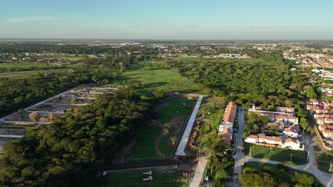 Sprawling-Greens-and-Quaint-Homes:-Aerial-Tour