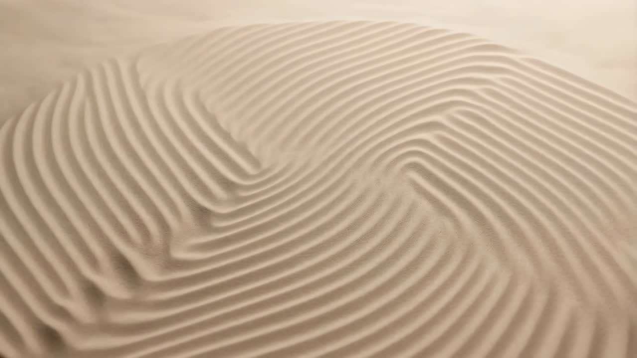 Abstract Ripple Patterns in Sand