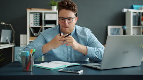 Stressed Office Worker