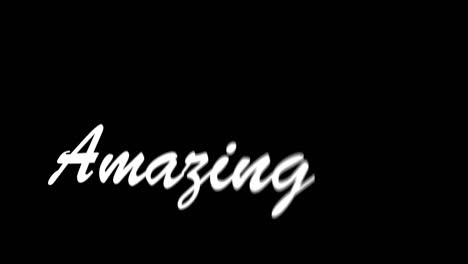 amazing text animation message motion graphics