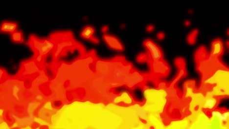 fondo de efecto de llama de fuego