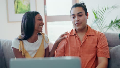 relax, happy and couple with video games