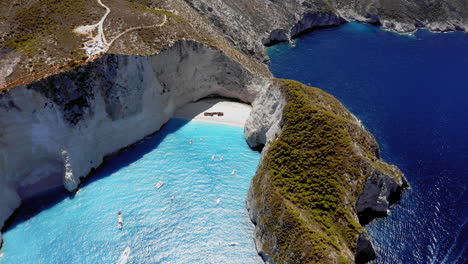 la isla jónica de zakynthos en grecia