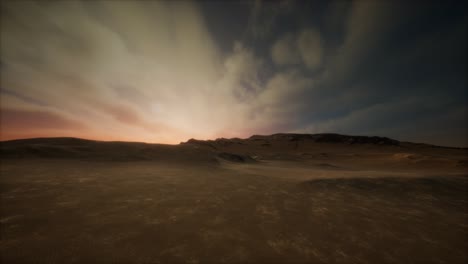 tormenta en el desierto de arena