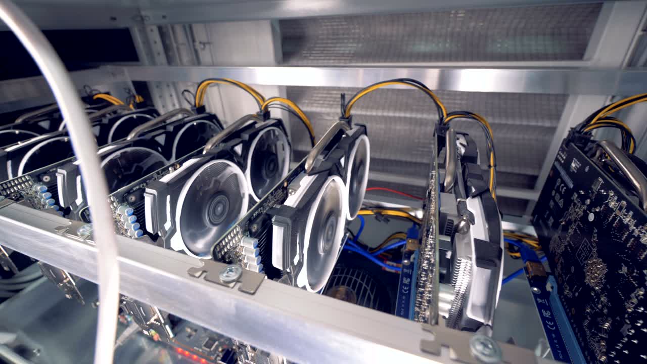 proceso de minería de bitcoin realizado por medio de unidades de procesamiento gráfico