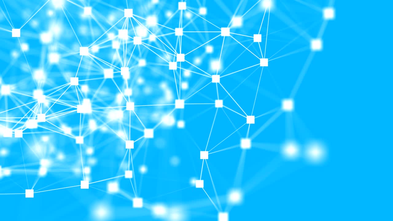 el concepto de cadena de bloques abstracto de 4k.