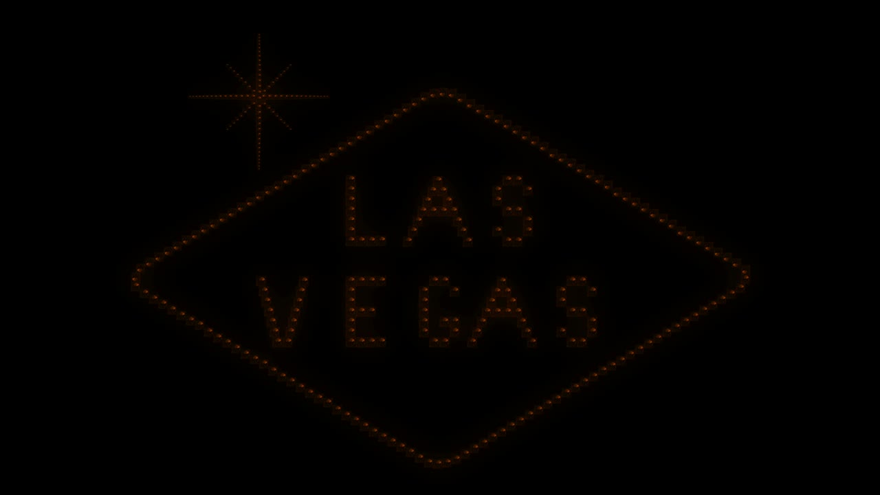el logotipo de las luces de las vegas