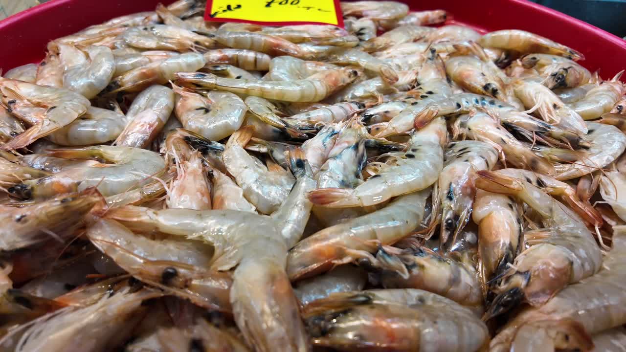 Fresh Shrimp Display