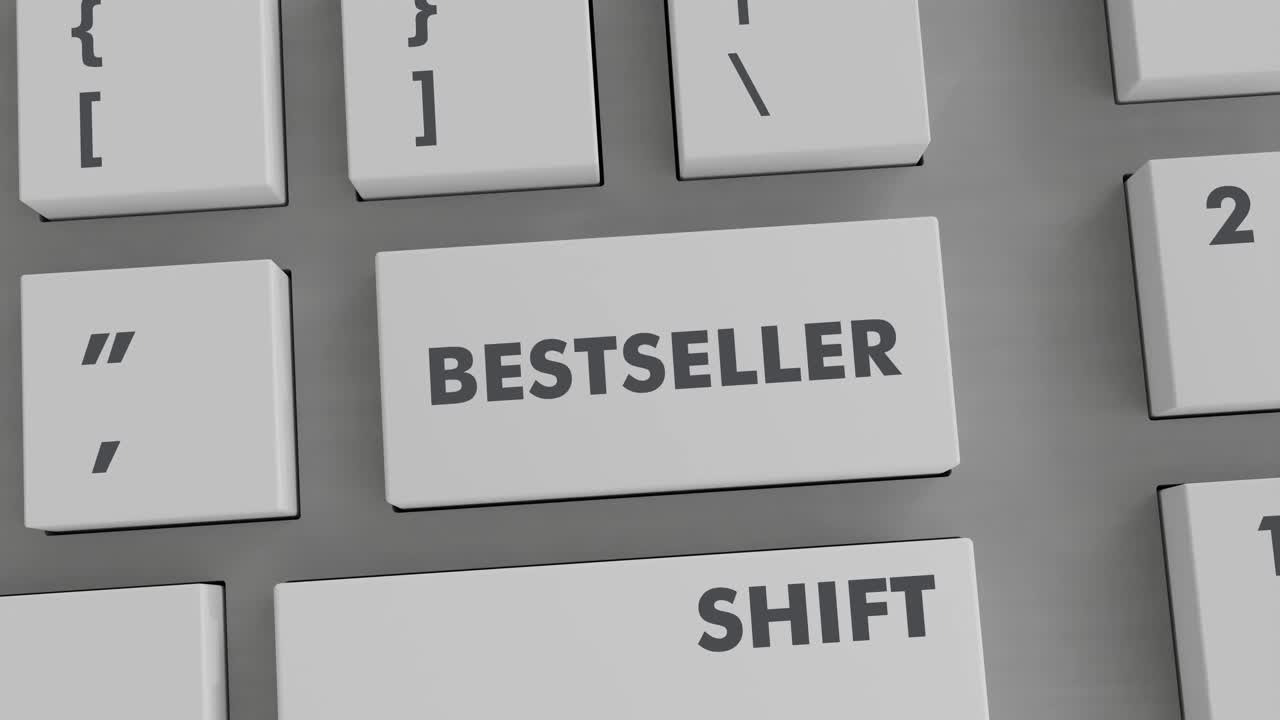 BESTSELLER BUTTON PRESSING ON KEYBOARD