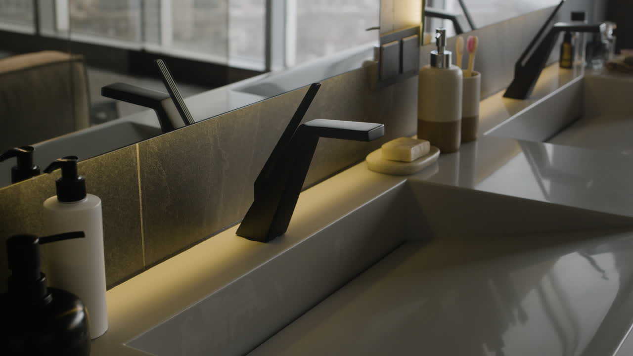 Modern Double Sink Bathroom