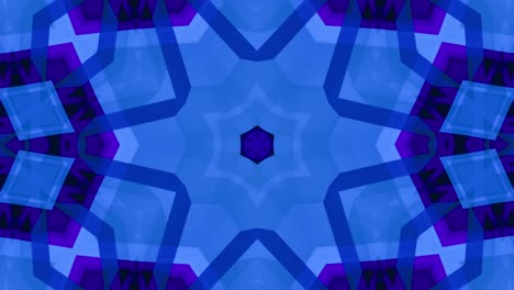 mesmerizing-blue-abstract-star-burst-kaleidoscope,-intricate-cutting-edges-slicing-through-the-evolving-center,-hypnotic-trance-backdrop-or-music-visualizer,-seamless-looped-animation