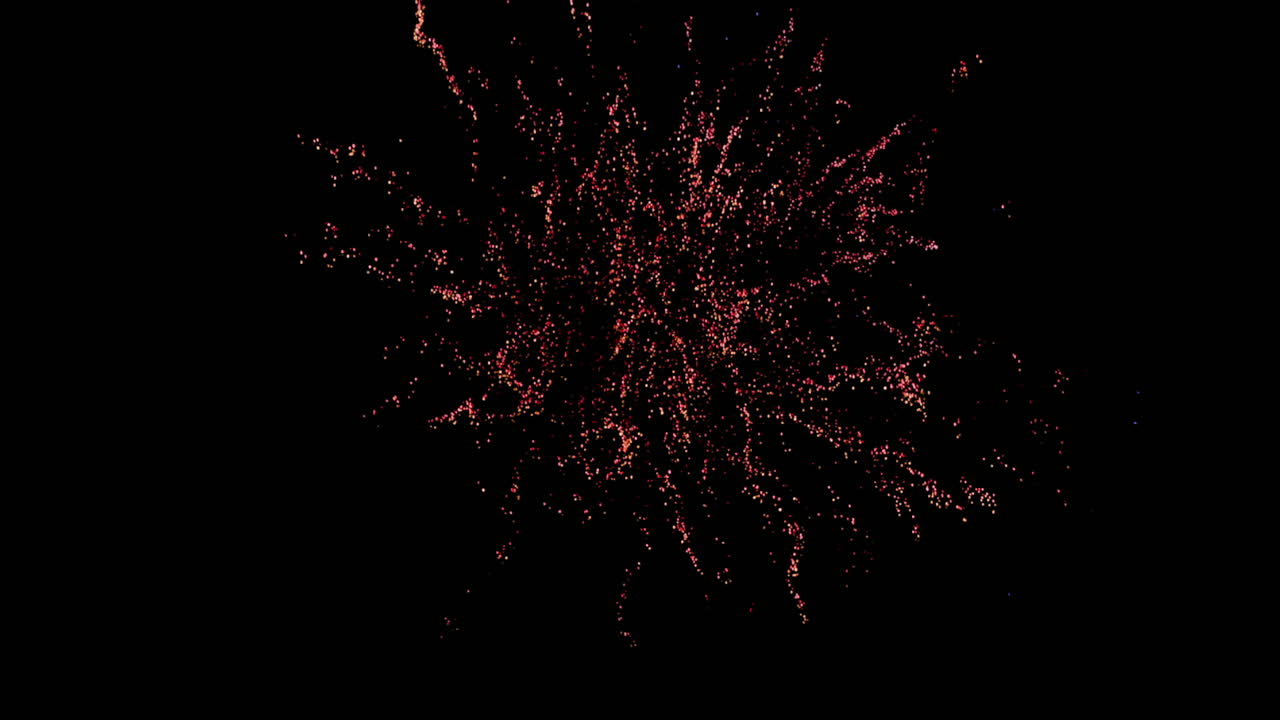 fuegos artificiales rojos 4k